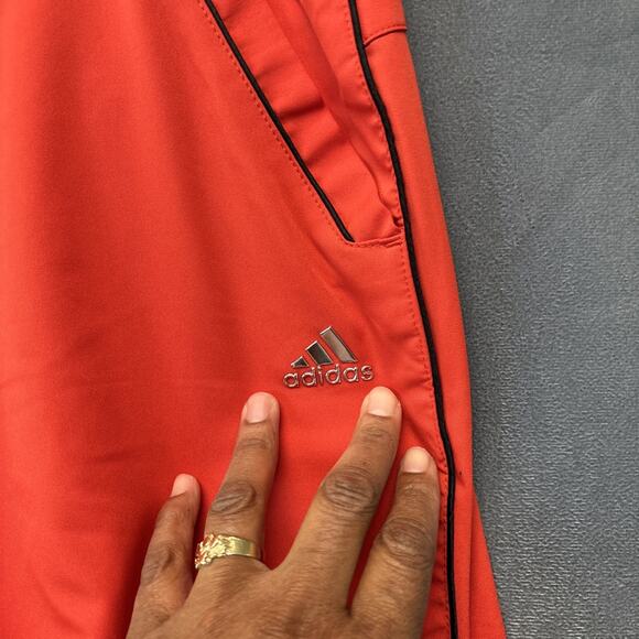 Adidas Men’s Performance Golf Pant Burnt Orange Flat Lightweight Size 34 X 30 - Picture 10 of 16